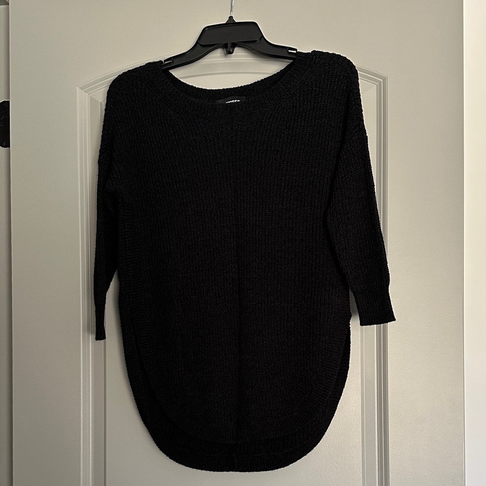Express Black Crew Neck Sweater